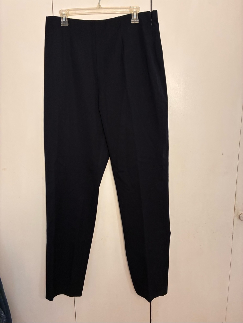 Eddie Bauer Women Stretch Slim Pants Navy 16 Tall Capsule Casual Preppy Comfort